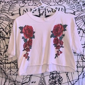 rose crop top